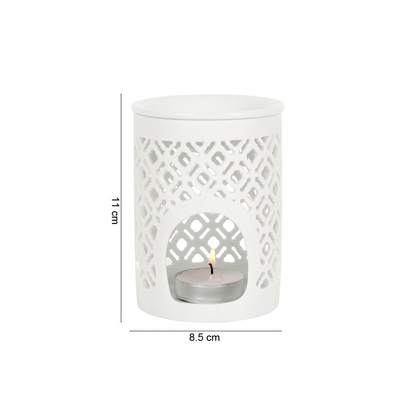 N/A Matte Lattice Cut Oil Burner -