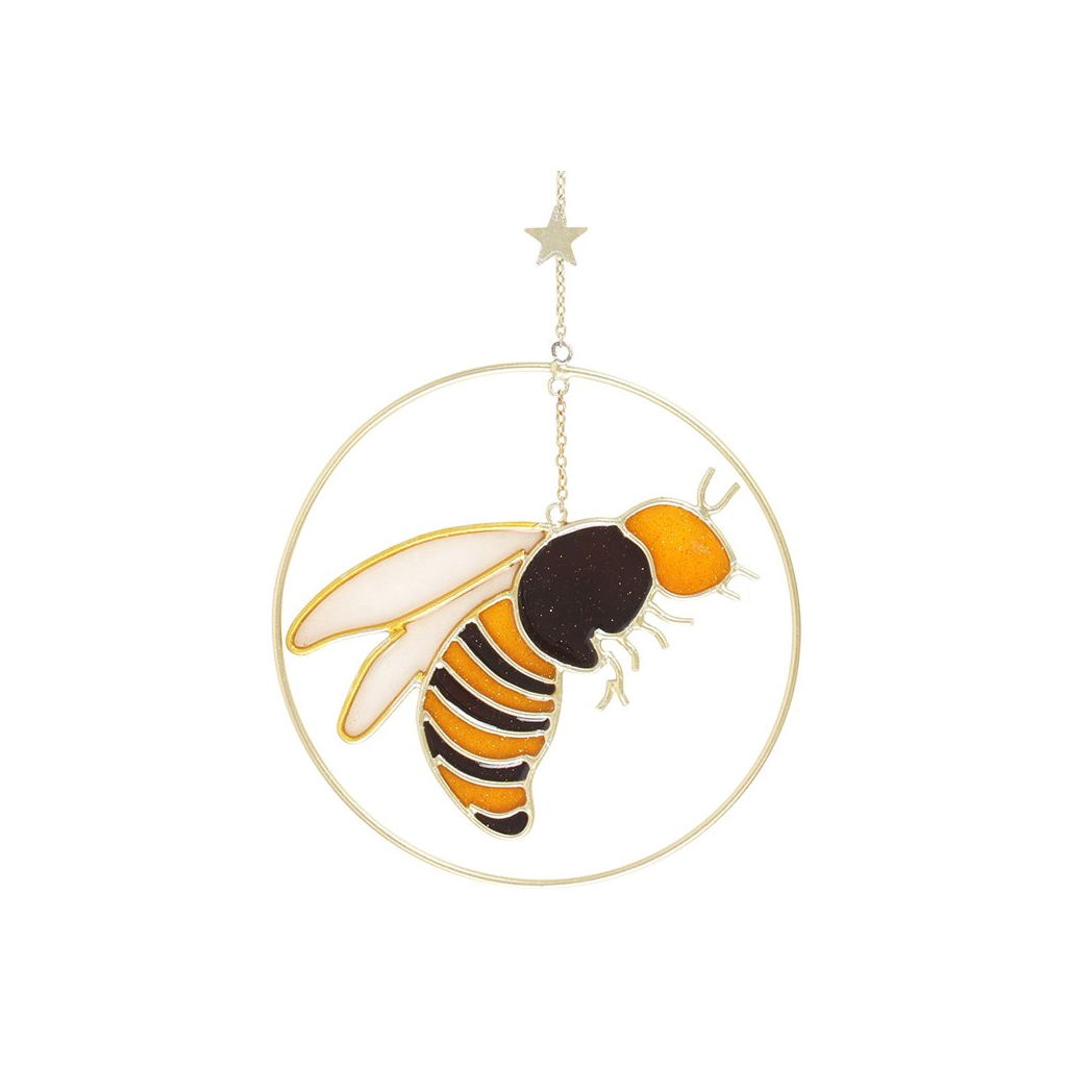 Bee Suncatcher Decoration - Brighten Your Space with Cheerful Charm