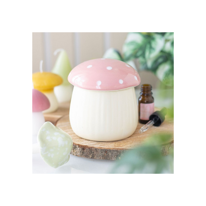 N/A Pink Mushroom Oil Burner -