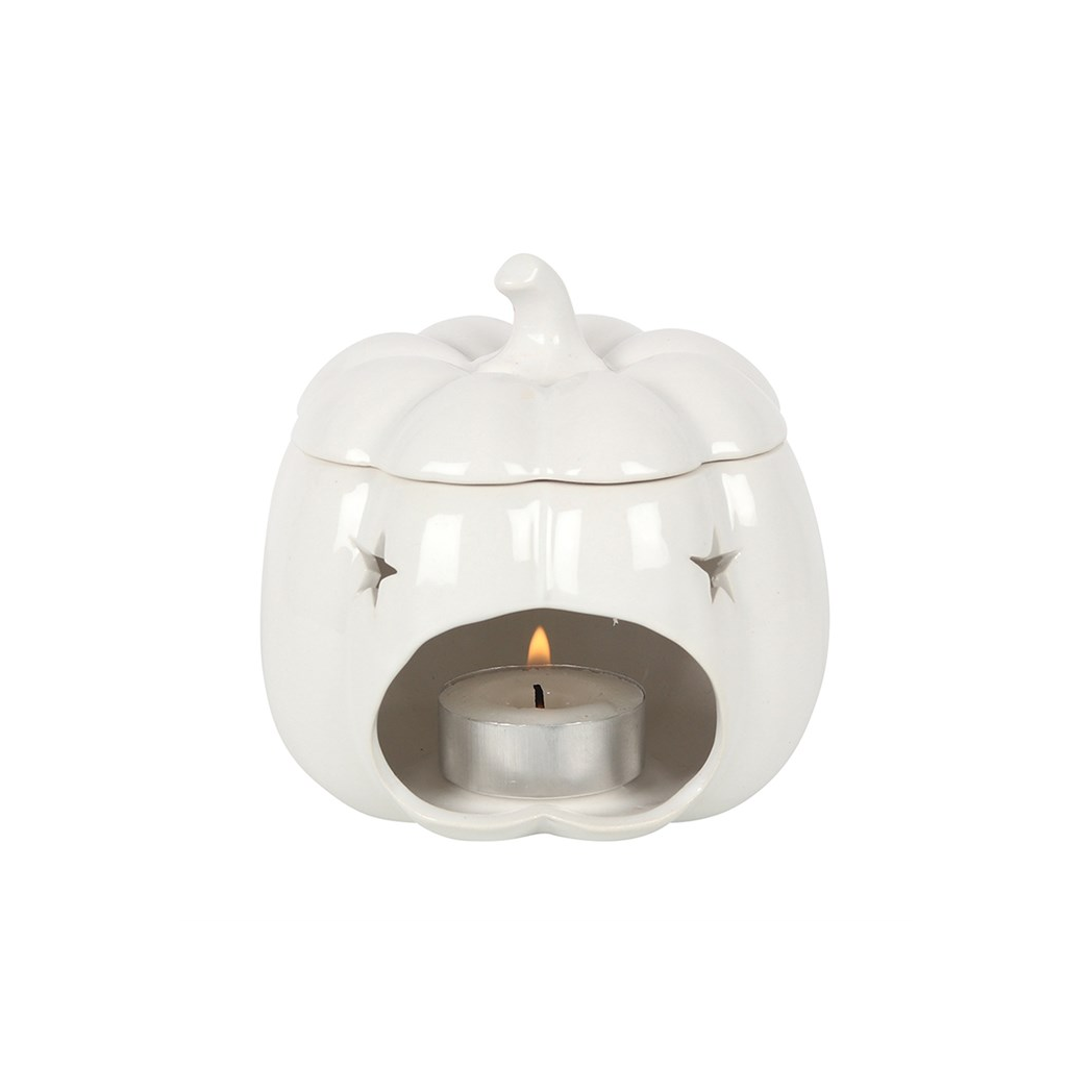 N/A White Pumpkin Oil Burner -