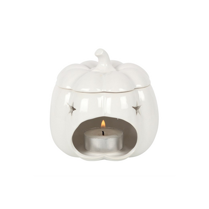 N/A White Pumpkin Oil Burner -