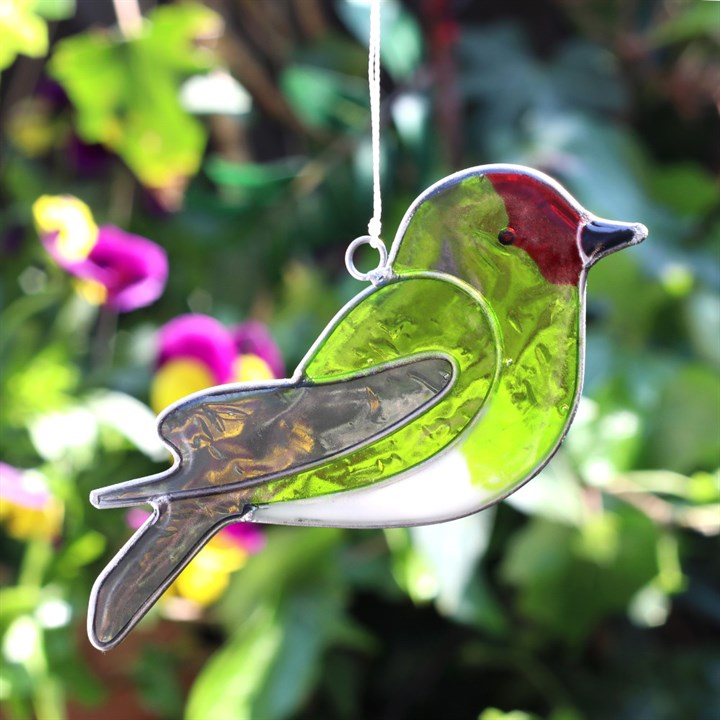 Enchant Your Space with the Goldfinch Bird Suncatcher