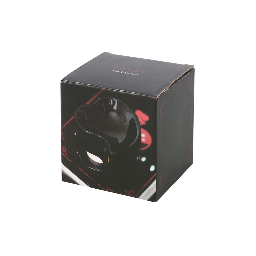 N/A Black Heart Oil Burner and Wax Warmer -