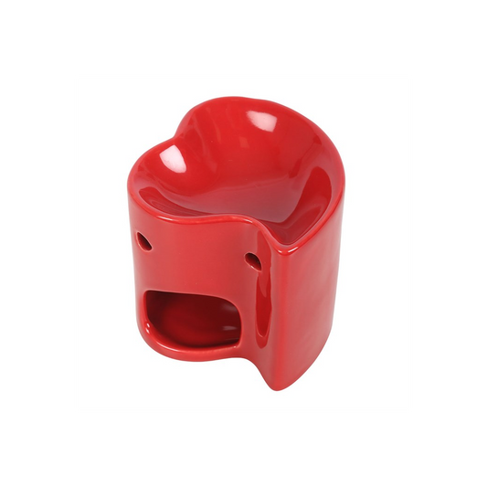 N/A Red Heart Oil Burner and Wax Warmer -