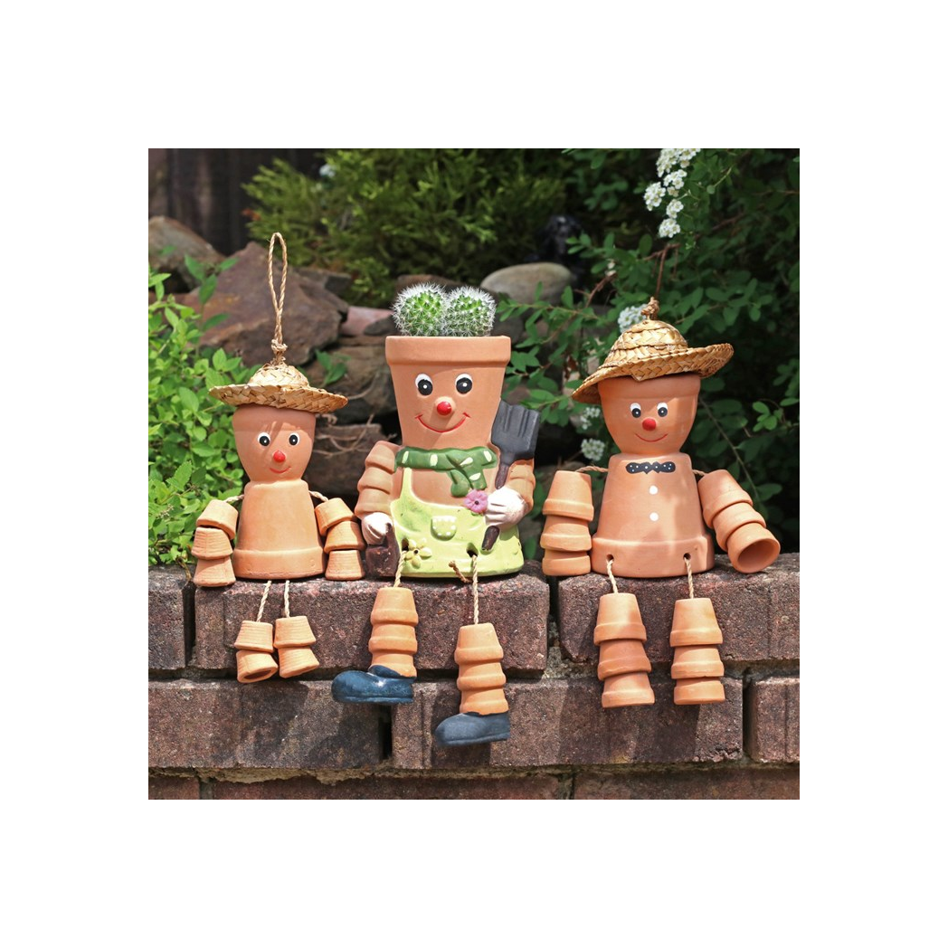 Add Charm to Your Garden with Our Terracotta Pot Man Planter