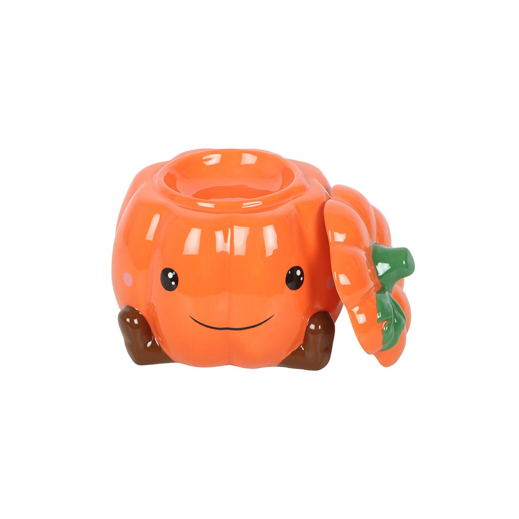 N/A Cute Smiling Pumpkin Oil Burner and Wax Warmer -