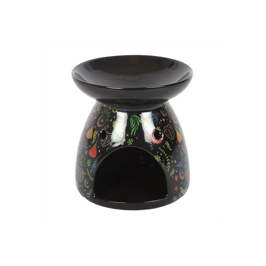 N/A Midnight Bloom Print Oil Burner -