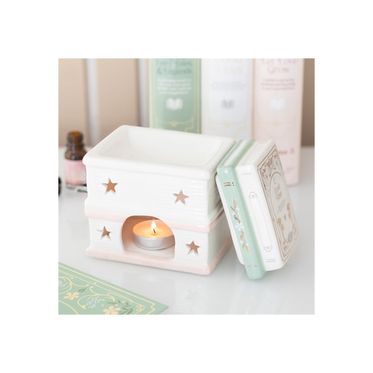 N/A Book Stack Oil Burner and Wax Warmer -