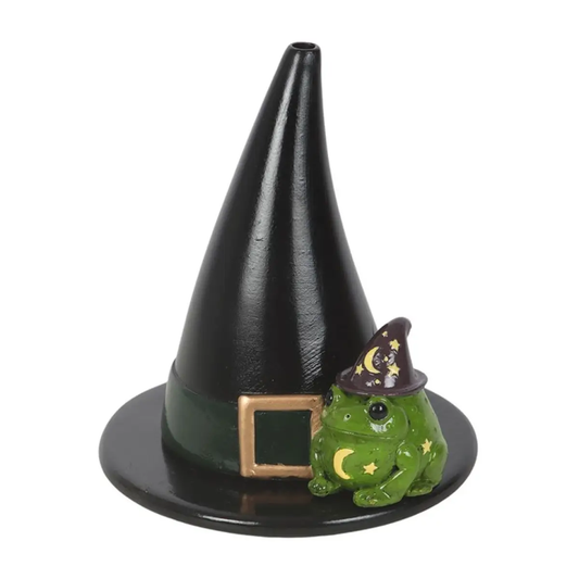 N/A Magic Toad and Witch Hat Incense Cone Holder -