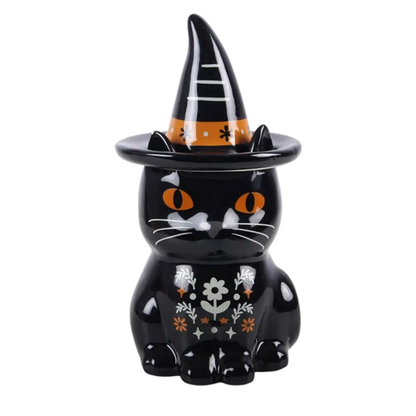 N/A Frightful Folk Black Cat Oil Burner -