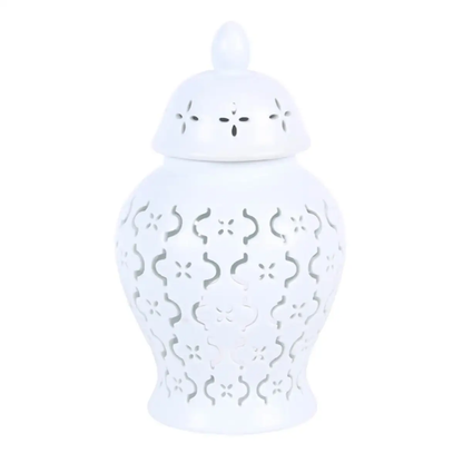 N/A Moroccan Lantern Cut Out Oil Burner and Wax Warmer -