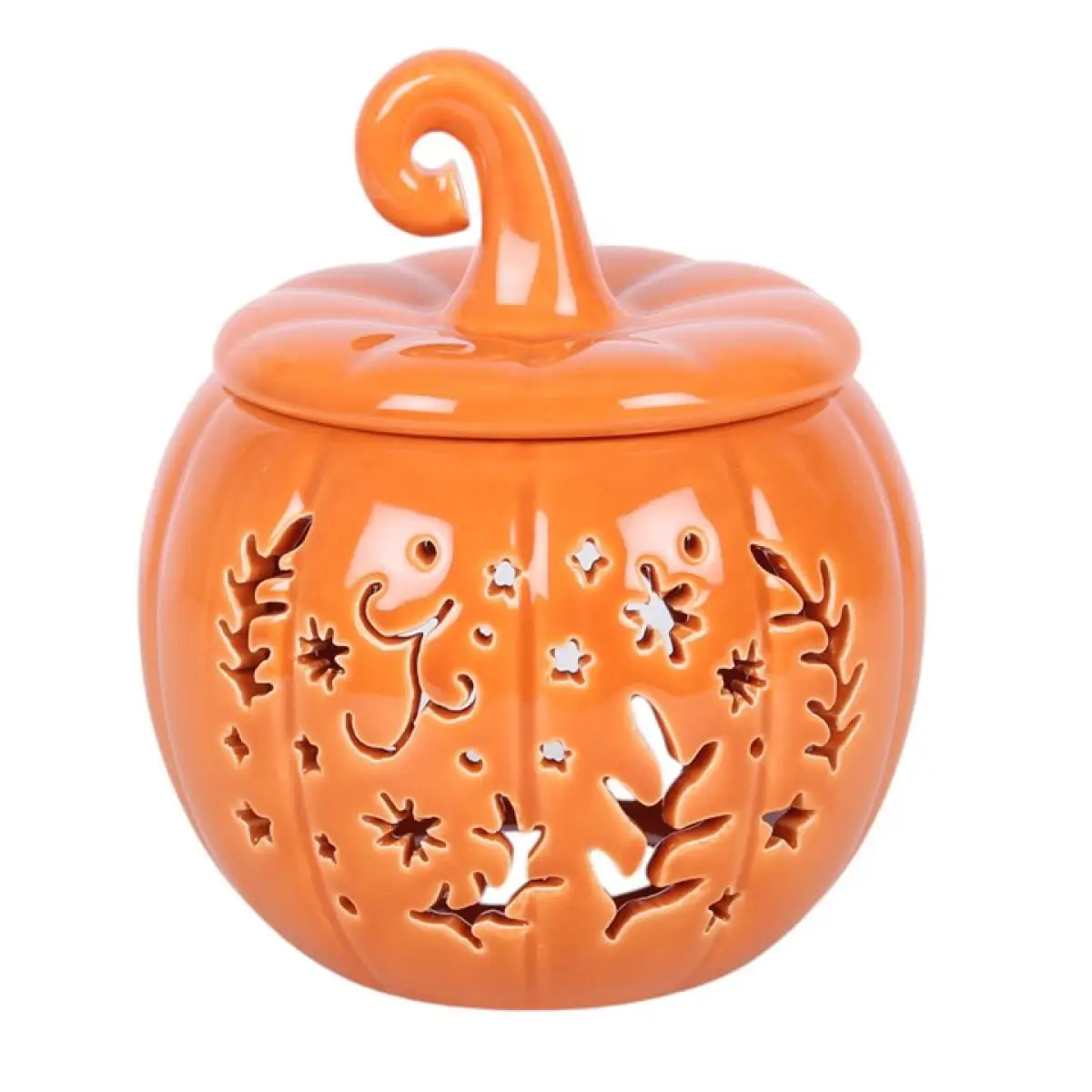 N/A Orange Folk Pumpkin Oil Burner and Wax Warmer -