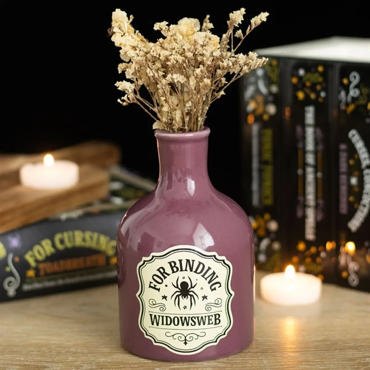 N/A Widowsweb Potion Bottle Vase and Candle Holder -