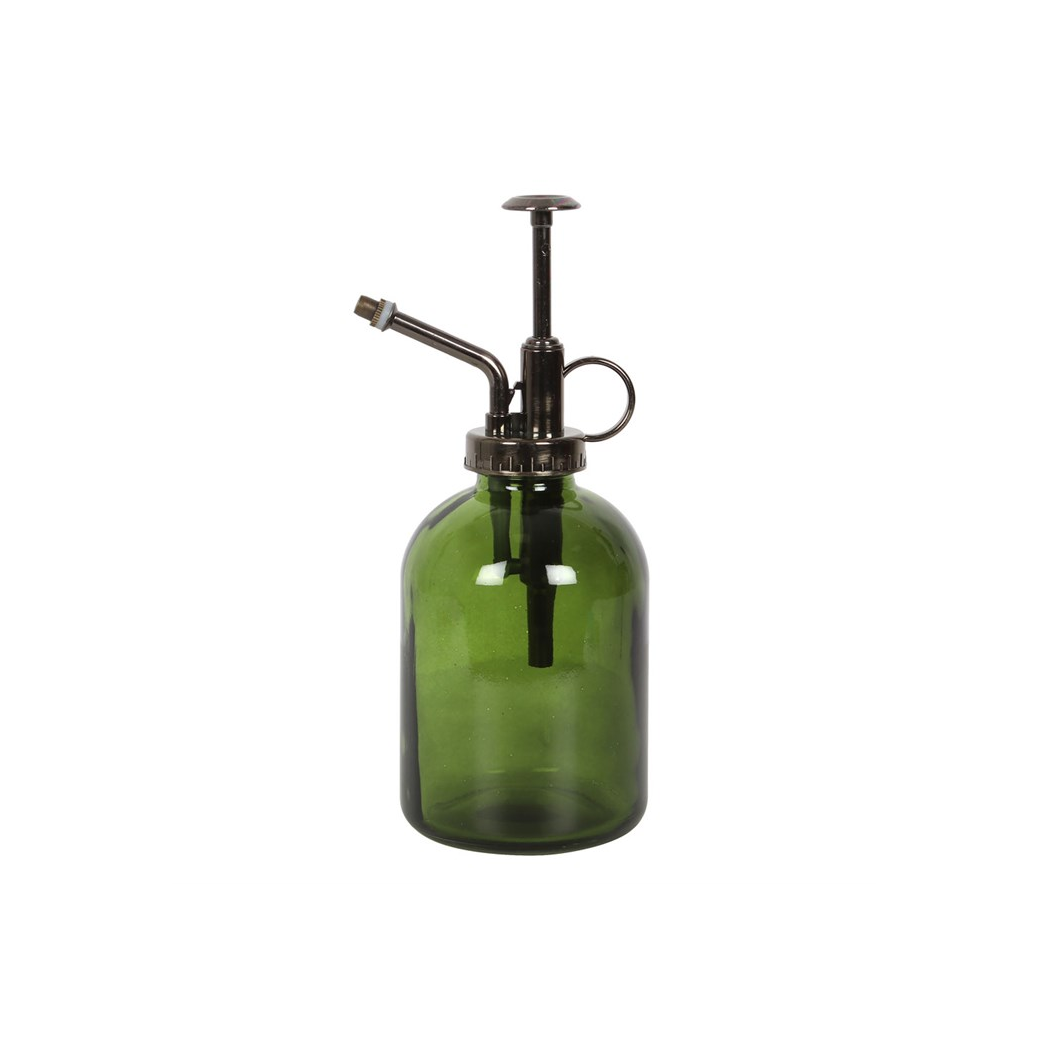 Enhance Your Indoor Garden with the Green Minimalist Glass Plant Mister