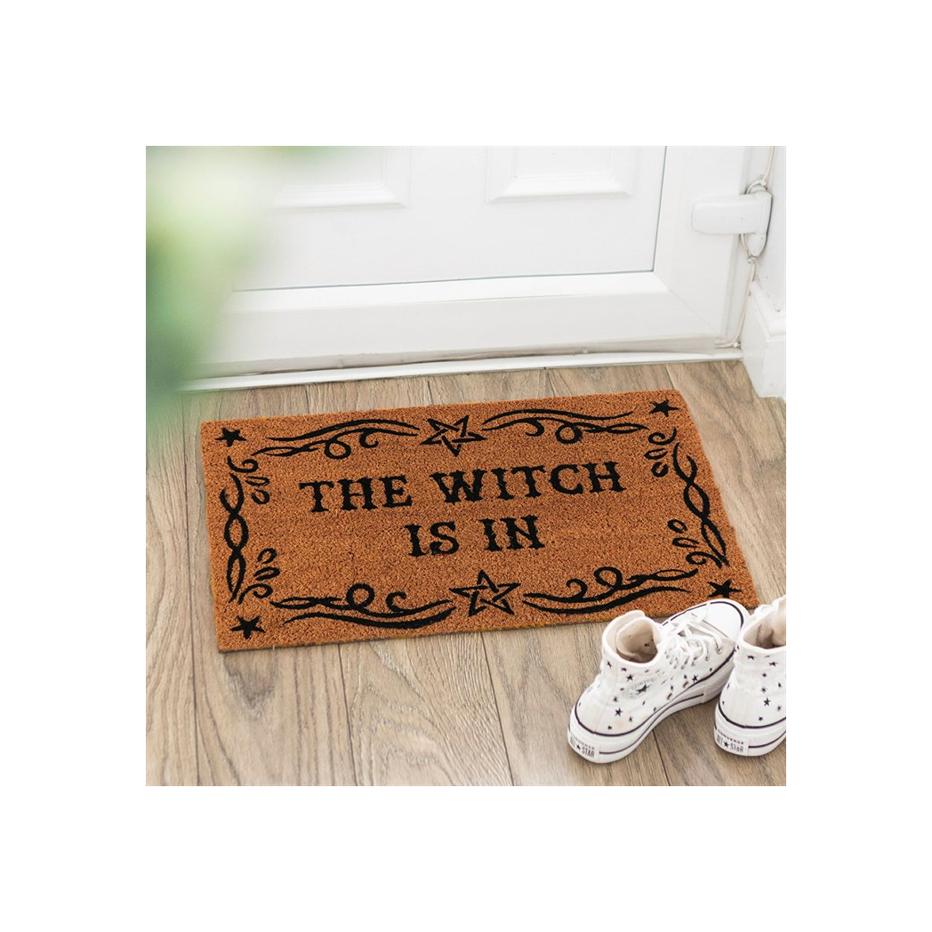 Enchanting Witch Is In Doormat - Add a Spellbinding Touch to Your Entryway