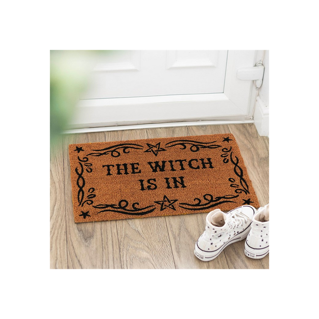 Enchanting Witch Is In Doormat - Add a Spellbinding Touch to Your Entryway