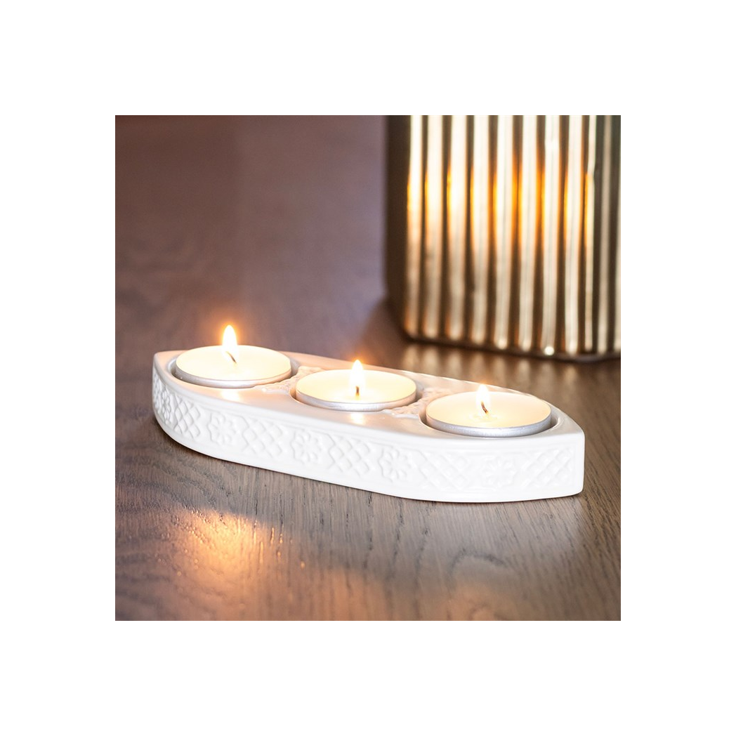 N/A Geometric Triple Tealight Holder -