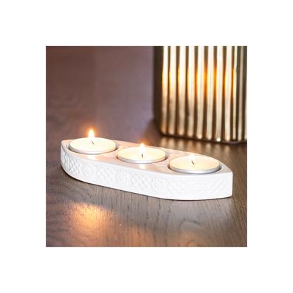 N/A Geometric Triple Tealight Holder -