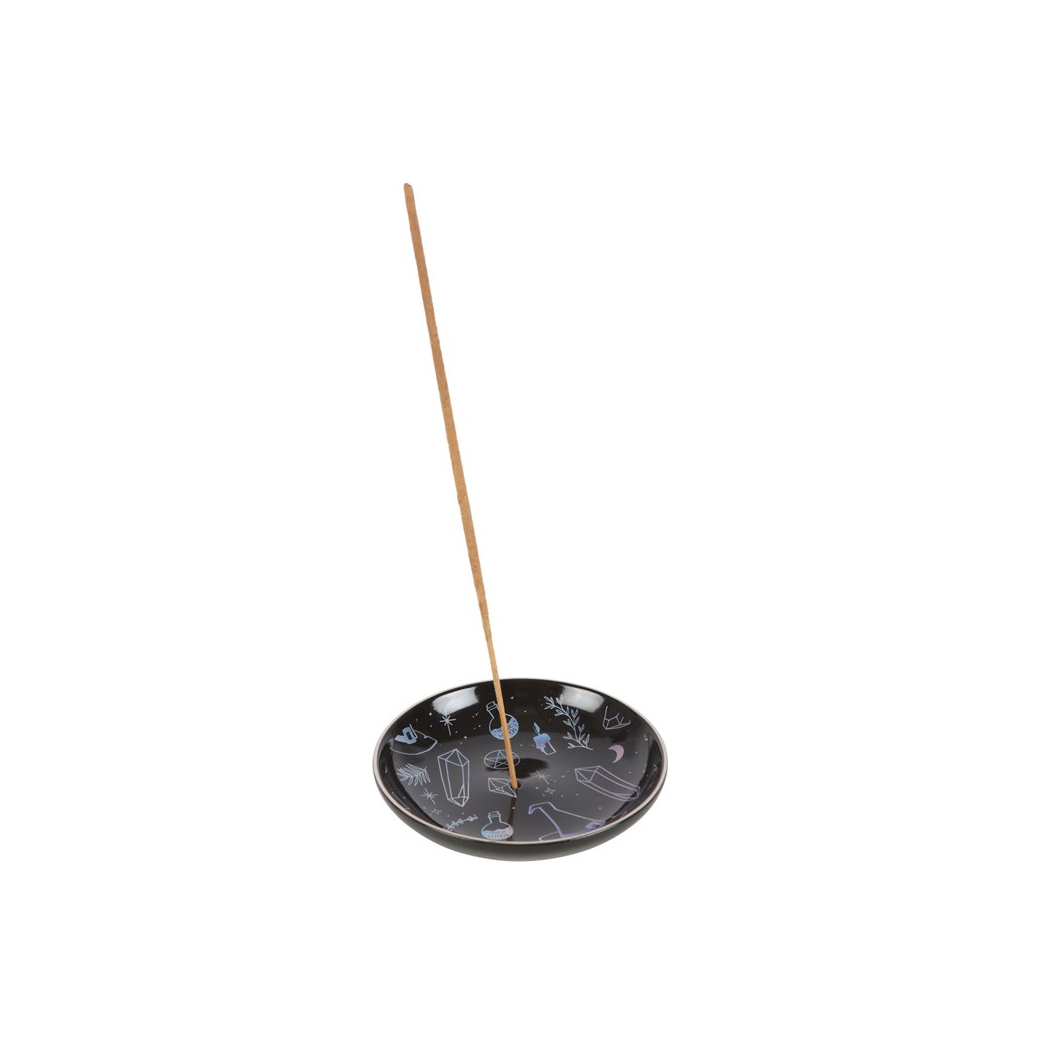 N/A Crystal Witch Incense Holder Plate -