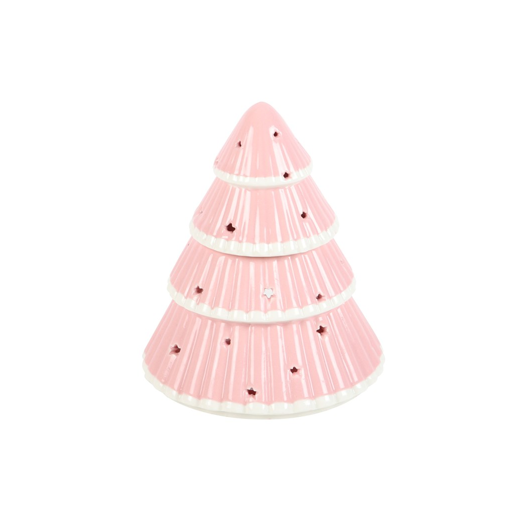 N/A Pink Christmas Tree Oil Burner -