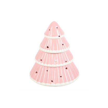 N/A Pink Christmas Tree Oil Burner -