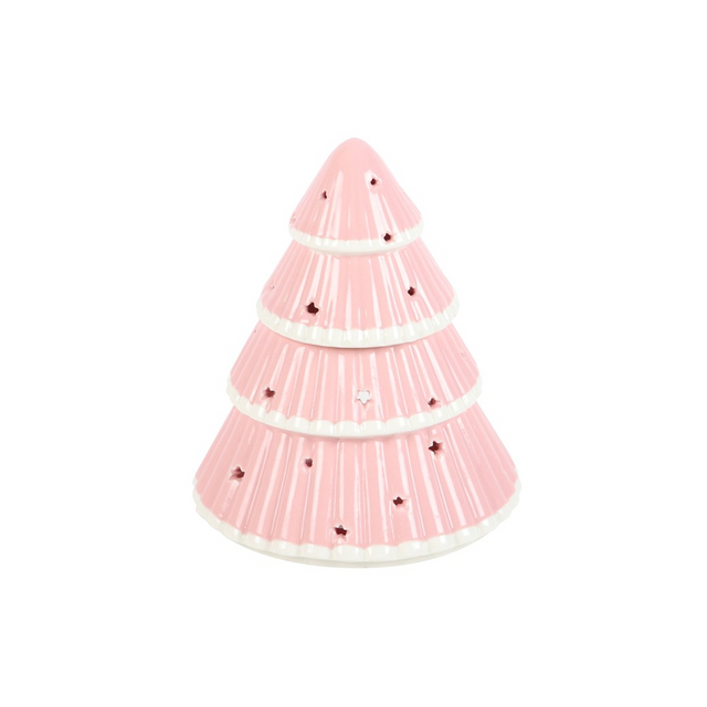 N/A Pink Christmas Tree Oil Burner -