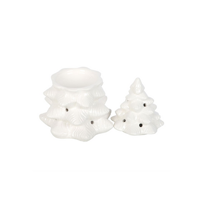 N/A White Fir Tree Oil Burner and Wax Warmer -