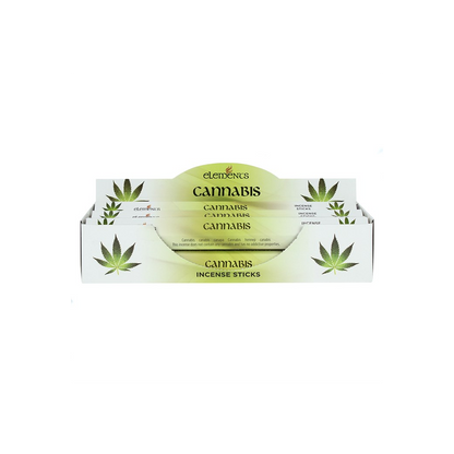 Elements Cannabis Incense Sticks – Set of 6 Packs (120 Sticks)