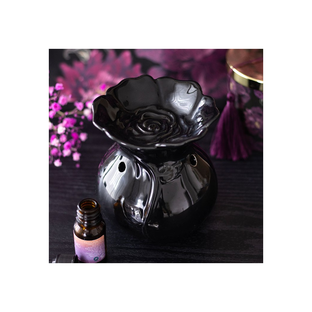 N/A Black Rose Oil Burner -