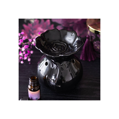 N/A Black Rose Oil Burner -