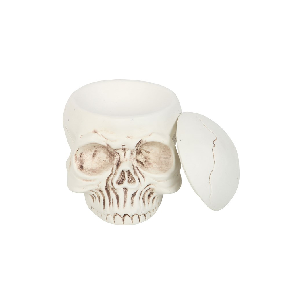 N/A Weathered Skull Oil Burner and Wax Warmer -