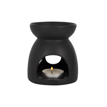 N/A Black Triple Moon Cut Out Oil Burner -