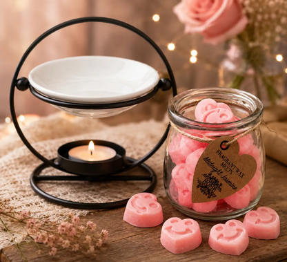 Ancient Wisdom Midnight Jasmine Wax Melts and Burner - Everyday Bargainz