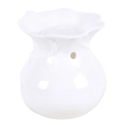 N/A White Rose Oil Burner and Wax Warmer -