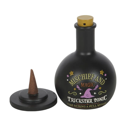 N/A Mischief and Magic Potion Bottle Incense Cone Holder -