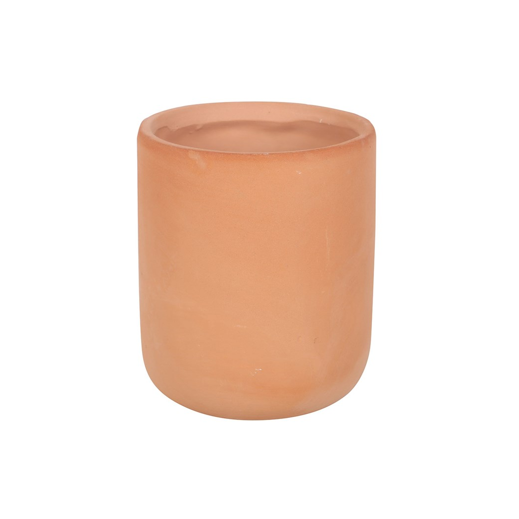 Charming Bohemian Terracotta Plant Pot with Embossed Sun Design