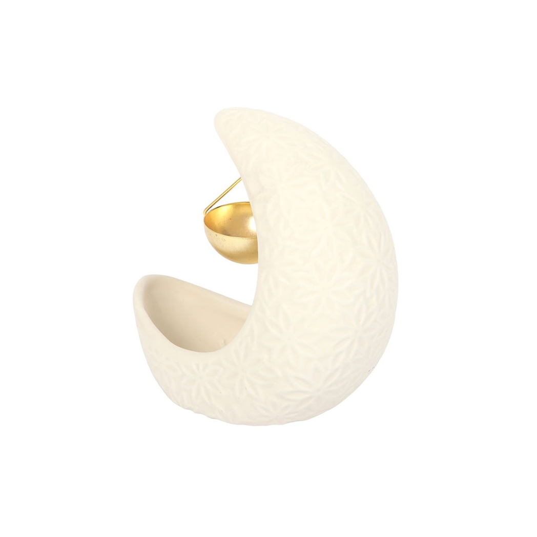 N/A Crescent Moon Hanging Oil Burner -