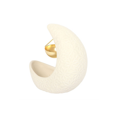 N/A Crescent Moon Hanging Oil Burner -