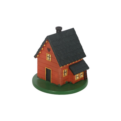 N/A Brown House Incense Cone Burner -