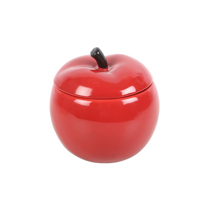N/A Red Apple Ceramic Oil Burner -
