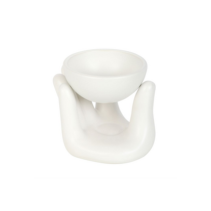 N/A White Hand Ceramic Oil Burner -