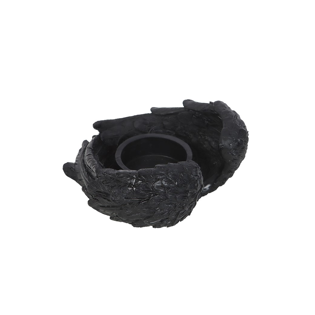 N/A Raven Wings Tealight Candle Holder -