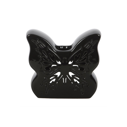 N/A Black Cut-Out Butterfly Oil Burner -
