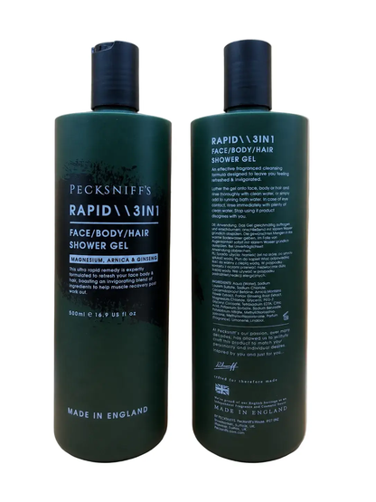 Pecksniffs 3-in-1 Shower Gel 500ml - 2x Rapid Pack - Everyday Bargainz