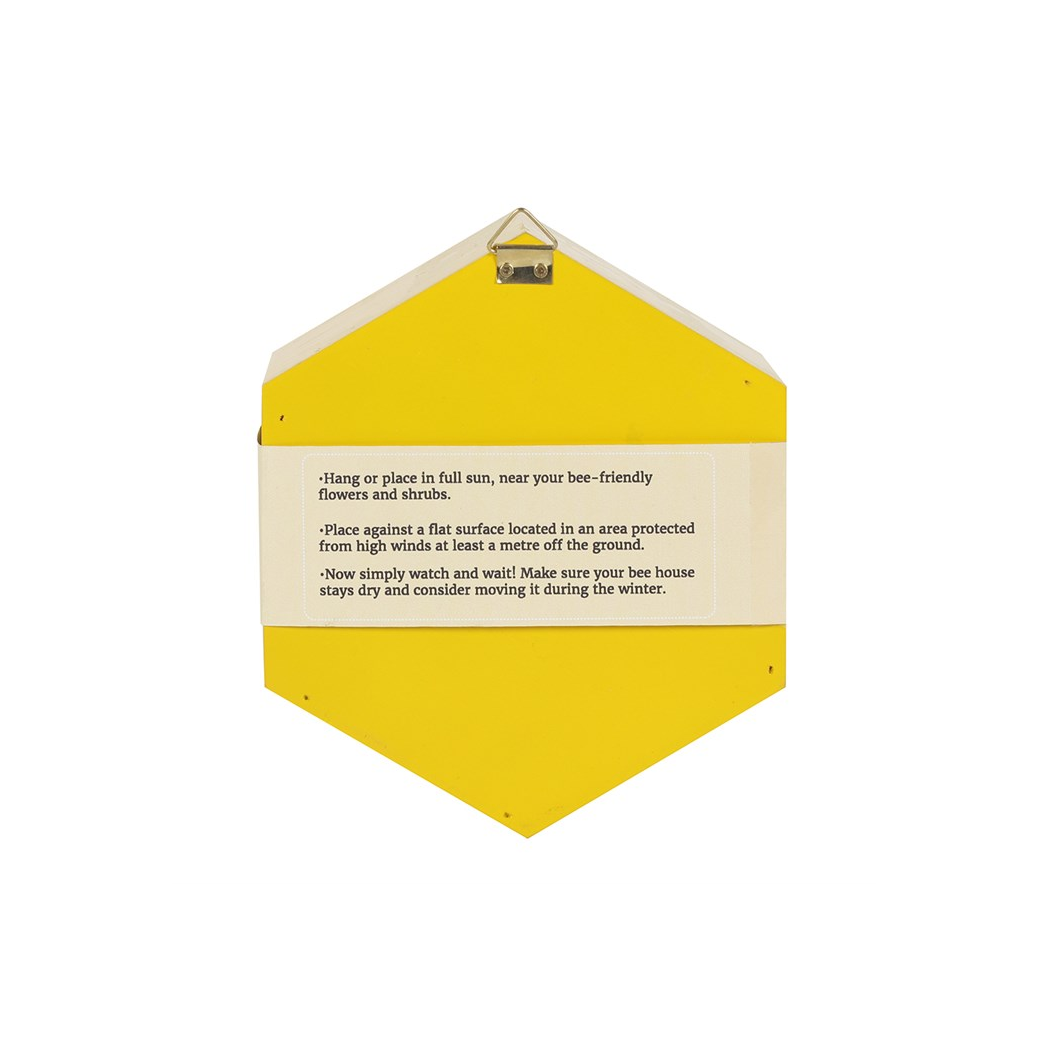 Wooden Bee House for a Pollinator-Friendly Garden