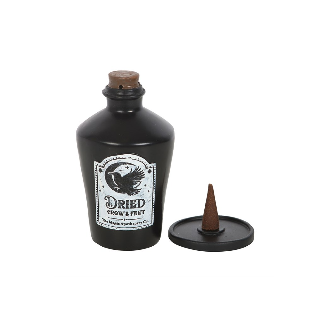 N/A Dried Crow's Feet Incense Cone Holder -