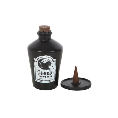 N/A Dried Crow's Feet Incense Cone Holder -