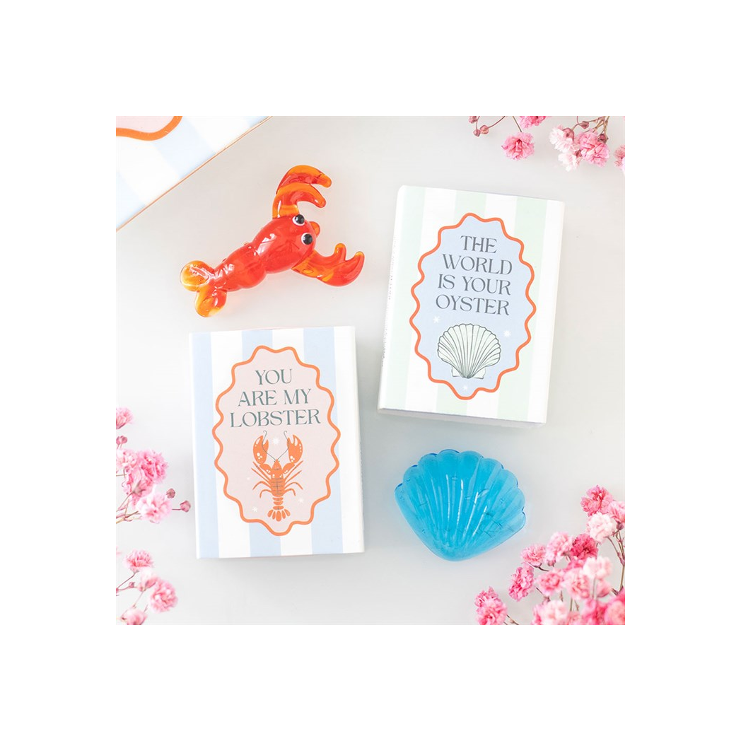 Set of 24 High Tide Nautical Glass Token Gifts in Display