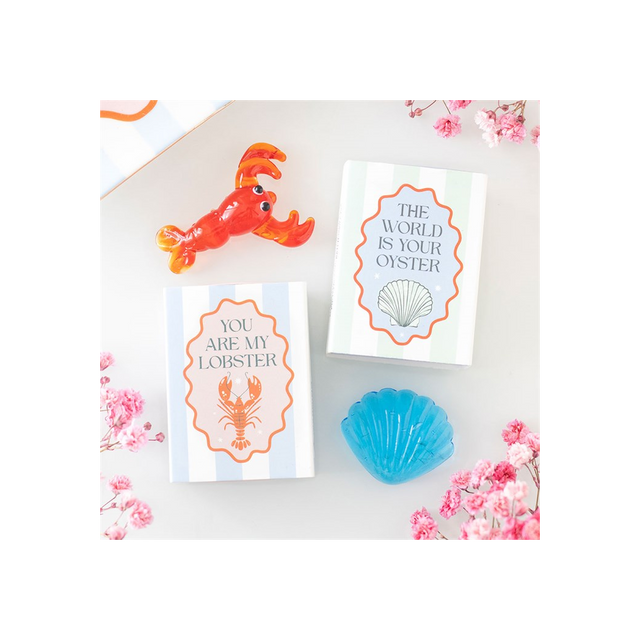 Set of 24 High Tide Nautical Glass Token Gifts in Display