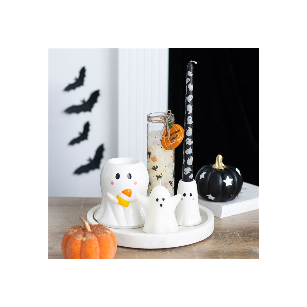 N/A Candy Corn Ghost Oil Burner and Wax Warmer -